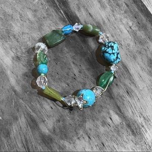 Semi polish rock bracelet